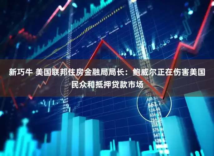 新巧牛 美国联邦住房金融局局长：鲍威尔正在伤害美国民众和抵押贷款市场